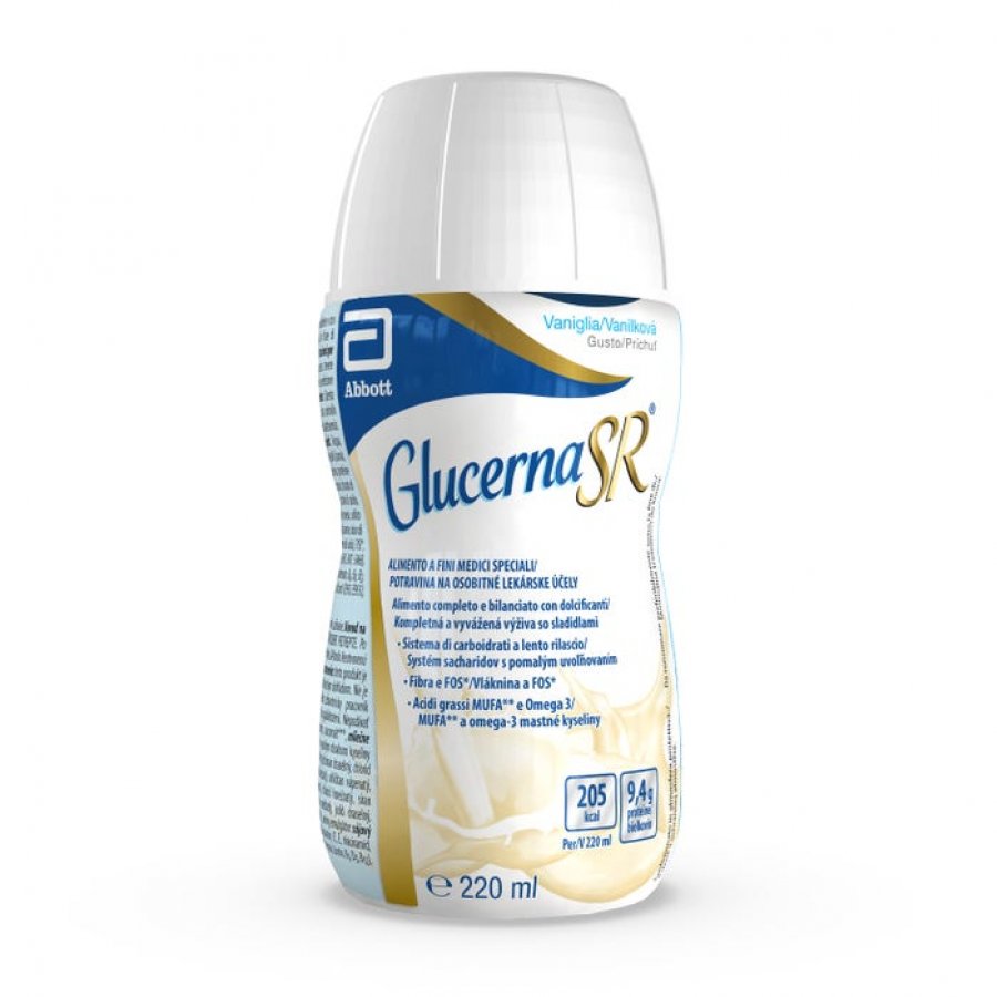 Glucerna SR - Integratore Multivitaminico - Gusto Vaniglia 220 ml