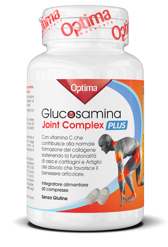 Glucosamina Joint Complex Plus - Integratori per Dolori Muscolari e Articolari con Vitamina C - 60 Compresse
