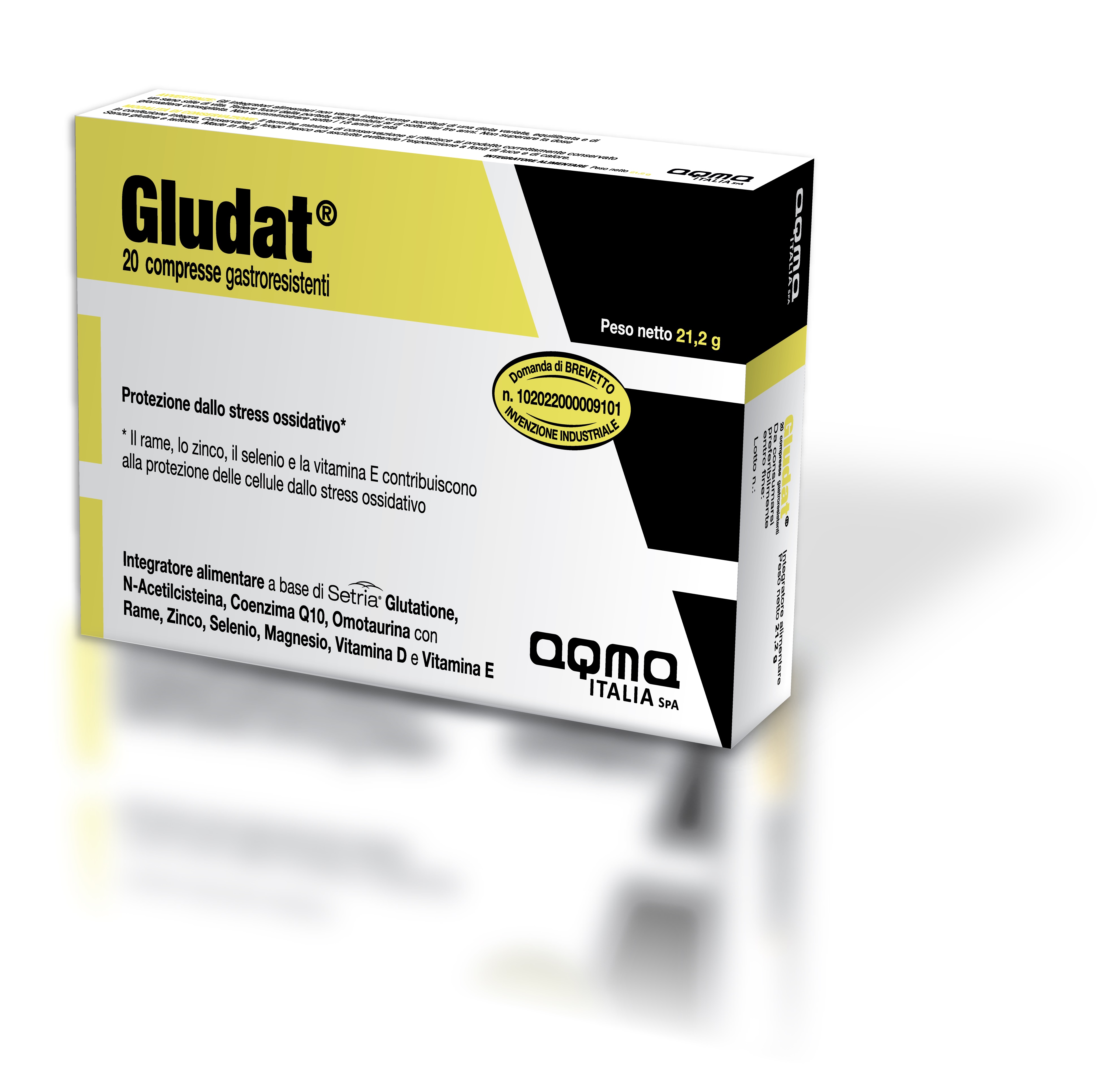 Gludat Integratore di Glutatione Antiossidante 20 Compresse