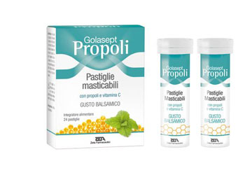 Golaspt Propoli Integratore Vie Respiratorie 24 Pastiglie Masticabili