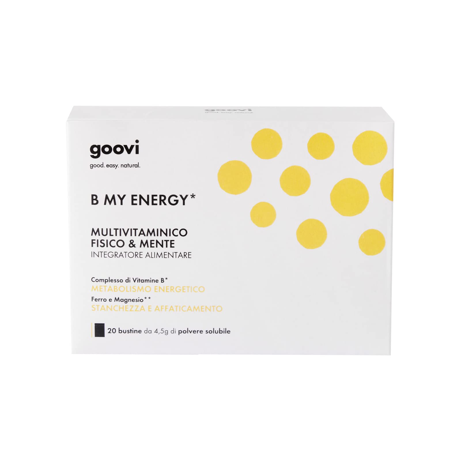 Goovi B My Energy Integratore Multivitaminico 20 Bustine