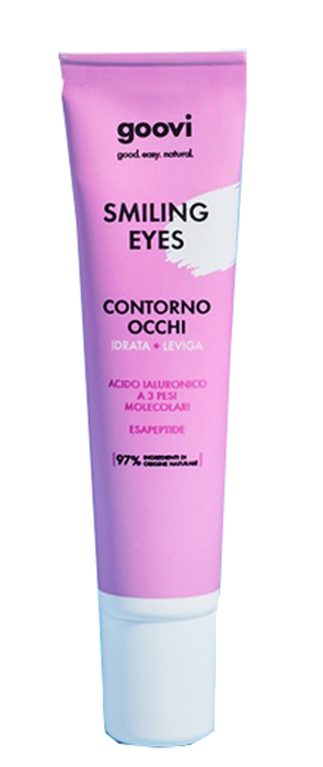 Goovi Smiling Eyes - Crema Contorno Occhi Idratante e Levigante - 15 ml