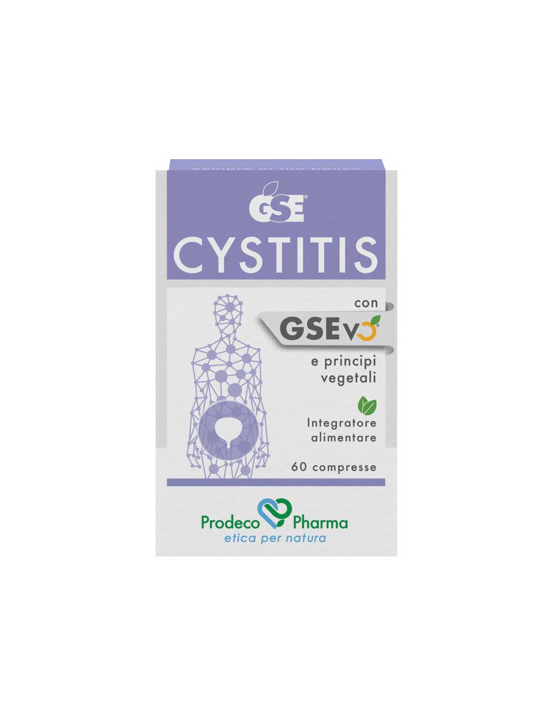 GSE Cystitis Integratore per Vie Urinarie 60 Compresse