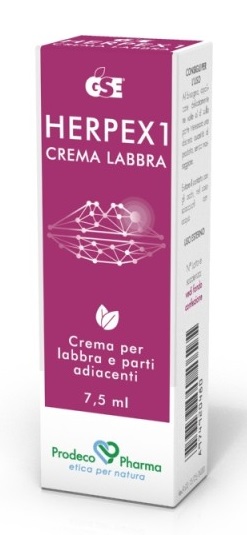 GSE Herpex 1 Crema Labbra per Herpes 7,5 ml