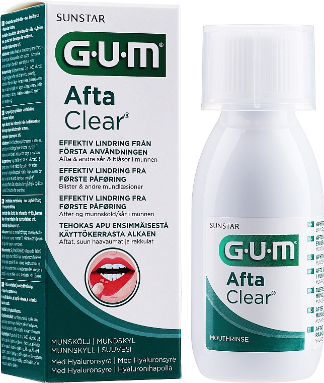 Gum Aftaclear Collutorio Sollievo Afte 120 ml
