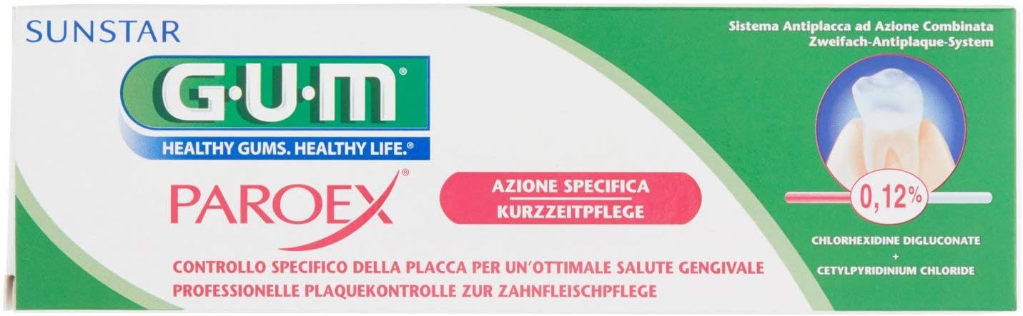 Gum Paroex Dentifricio con Clorexidina 0.12% 75 ml