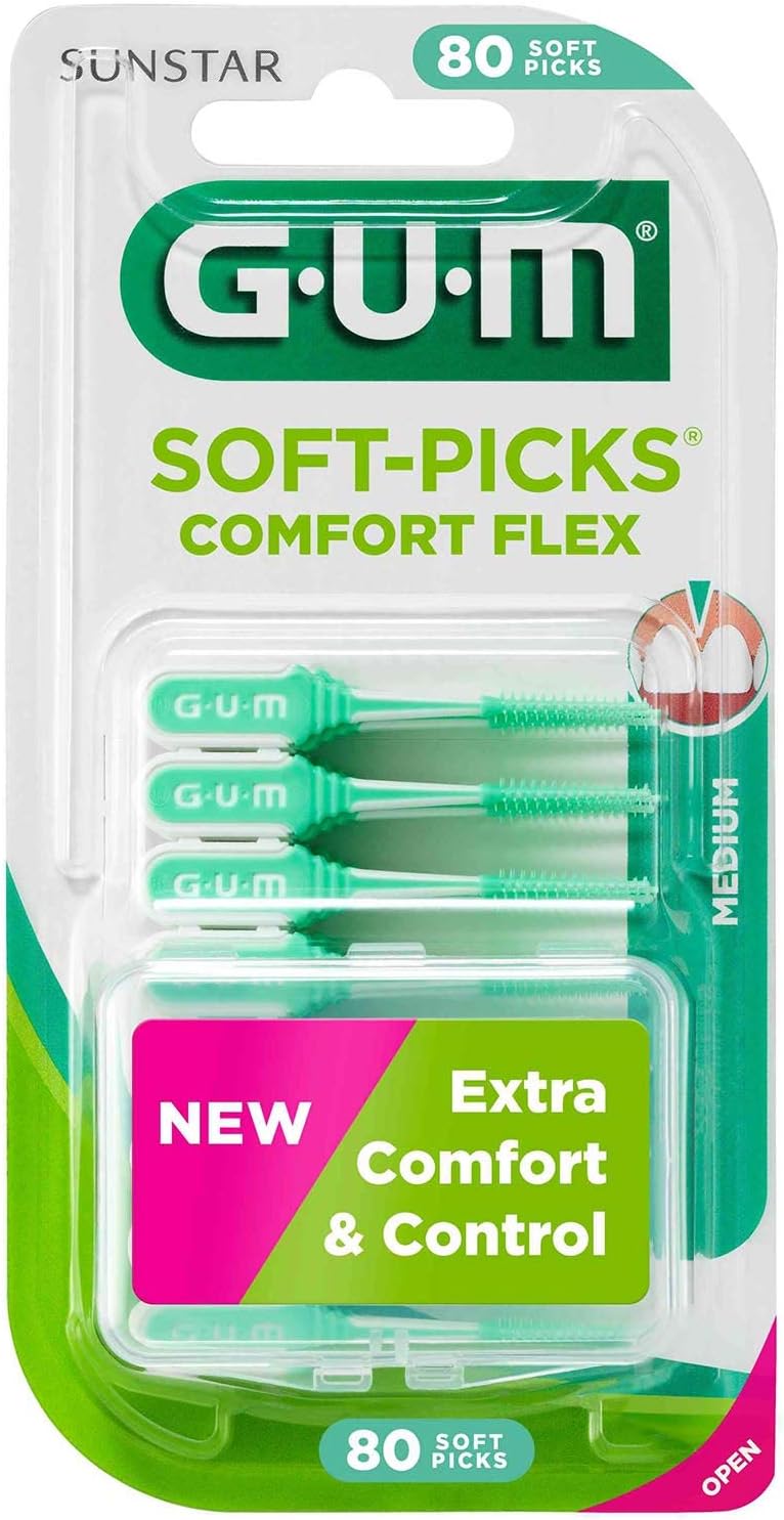 Gum SoftPicks Comfort Flex Scovolini Medium 80 Pezzi