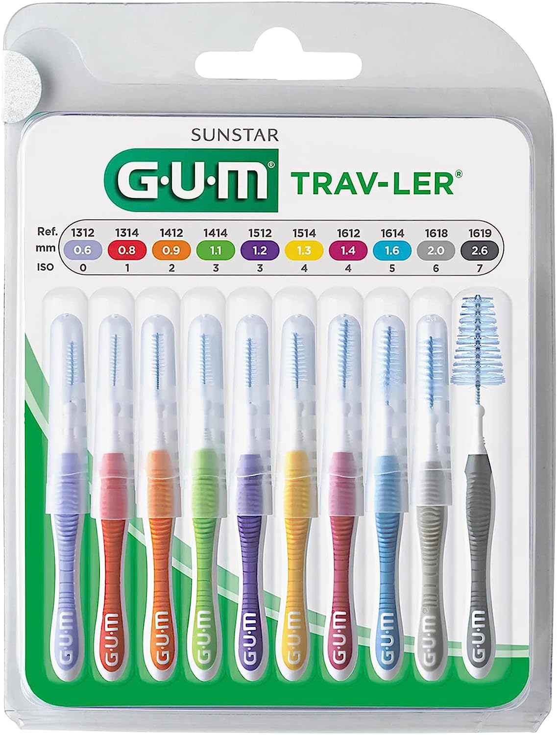 Gum TravLer Scovolini Misure Miste 10 Pezzi