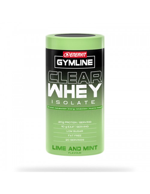 Enervit Gymline Clear Whey Isolate - Integratore di Aminoacidi Gusto Mojito Splash - 480 g