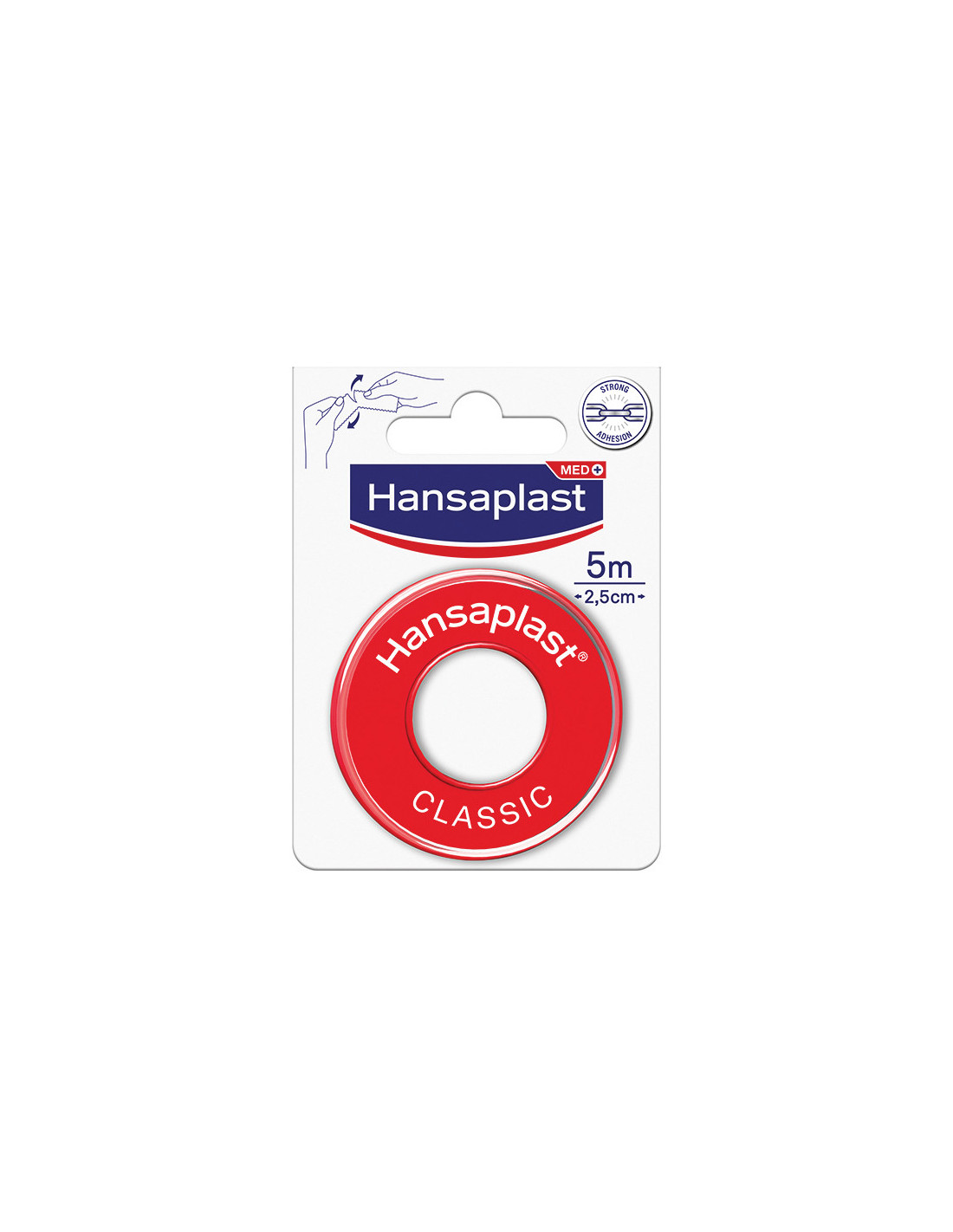 Hansaplast Classic - Cerotto in Rocchetto - Misura 5 m x 2,5 cm