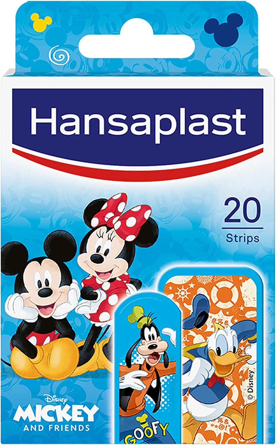 Hansaplast Mickey Mouse - Cerotti per Bambini - 20 Pezzi
