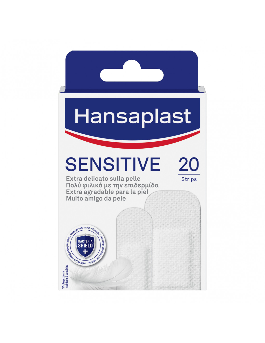 Hansaplast Sensitive - Cerotti per Pelle Sensibile - 20 Pezzi Assortiti