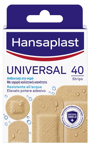 Hansaplast Universal - Cerotti Resistenti all'Acqua - 40 Pezzi