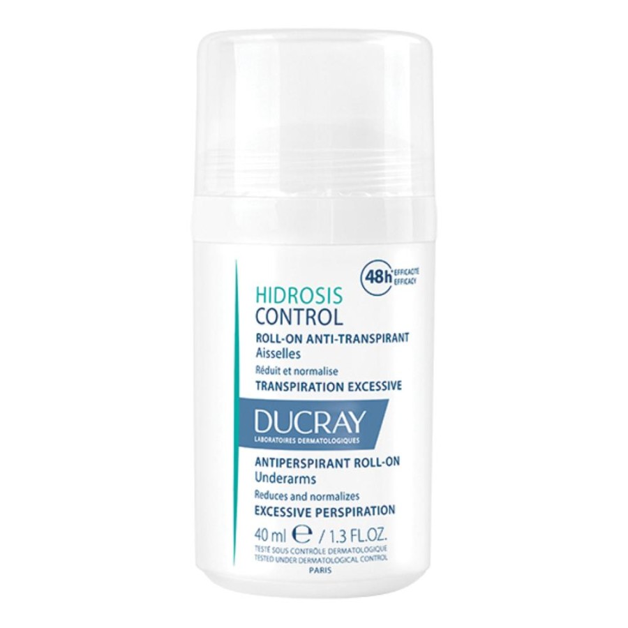 Ducray Hidrosis Control - Deodorante Roll-On Traspirante - 40 ml