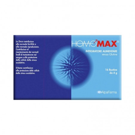 Homomax Integratore Fertilità Maschile 16 Bustine