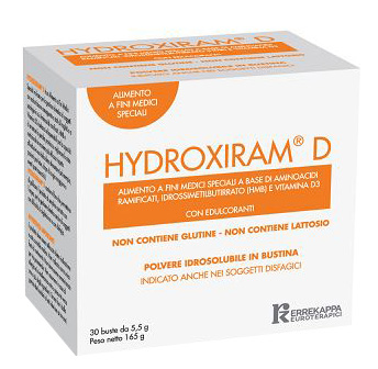 Hydroxiram D - Alimento Proteico per Soggetti con Malnutrizione con Vitamina D - 30 Bustine