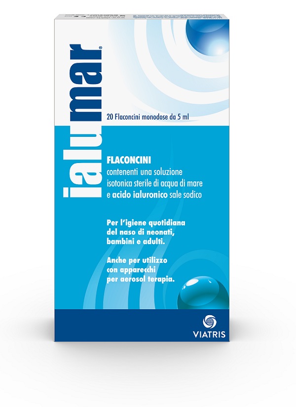 Ialumar - Soluzione Nasale per Igiene Nasale di Bambini e Adulti - 20 Flaconcini Monodose