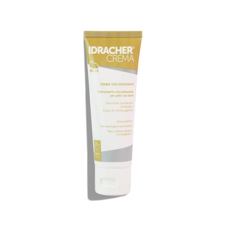 Idracher Crema Viso Idratante Pelle Acneica 50 ml