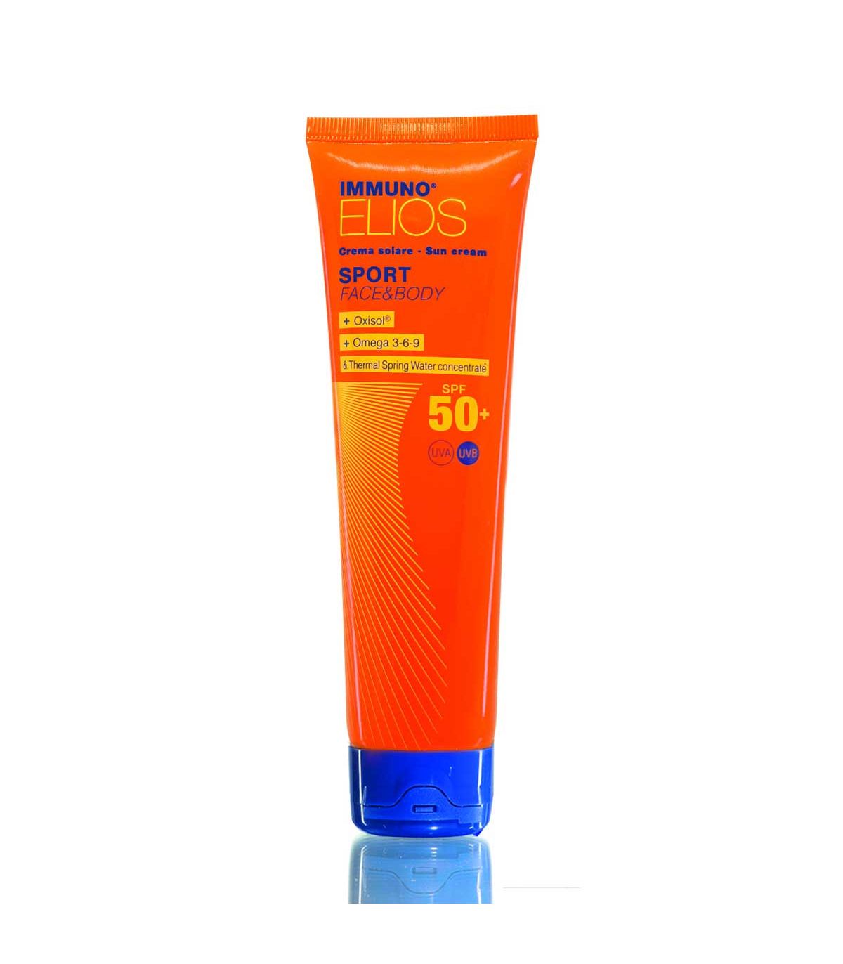Immuno Elios Sport - Crema Solare Viso e Corpo con Protezione Molto Alta SPF 50+ - 100 ml