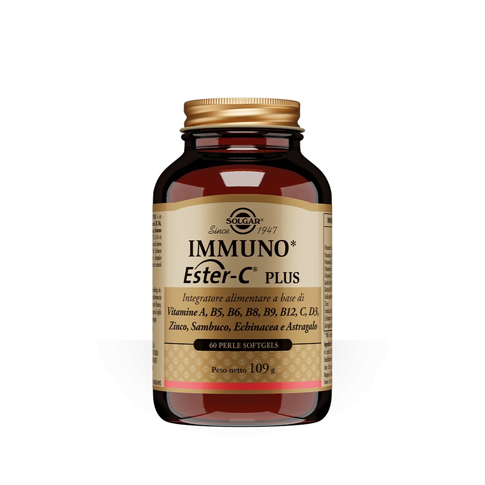 Solgar Immuno Ester-C Plus - Integratore Difese Immunitarie - 60 Perle