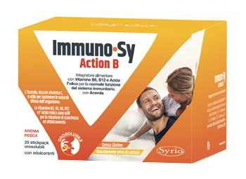 Immuno-Sy Action B - Integratore per Difese Immunitarie - 20 Stick