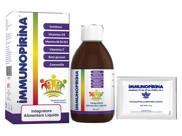 Immunopirina Integratore Difese Immunitarie 150 ml + 1 Bustina
