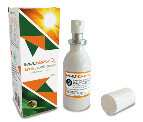 Immunorm D3 Spray Sublinguale Integratore Vitamina D 50 ml