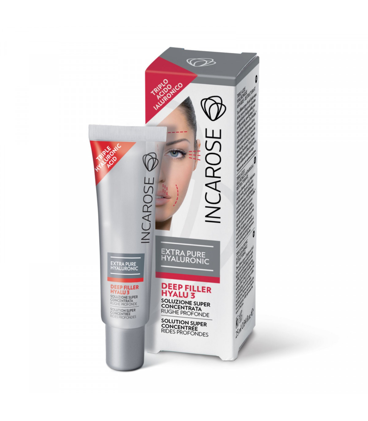 Incarose Deep Filler Siero Antirughe Viso 25 ml