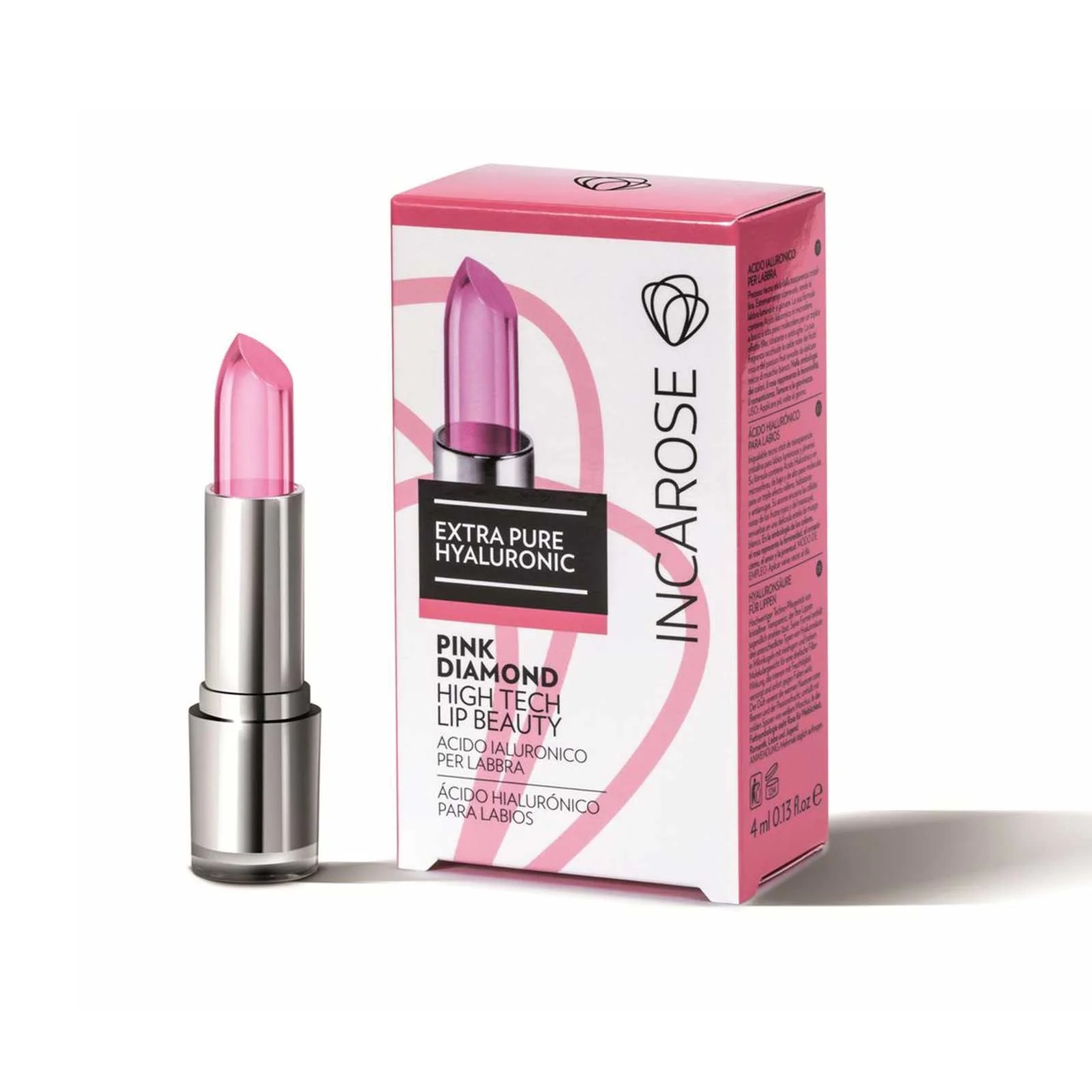 Incarose Pink Diamond Stick Labbra con Acido Ialuronico