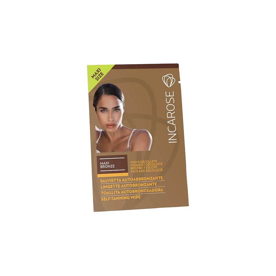 Incarose Maxi Bronze Salvietta Autoabbronzante Viso 1 Pezzo