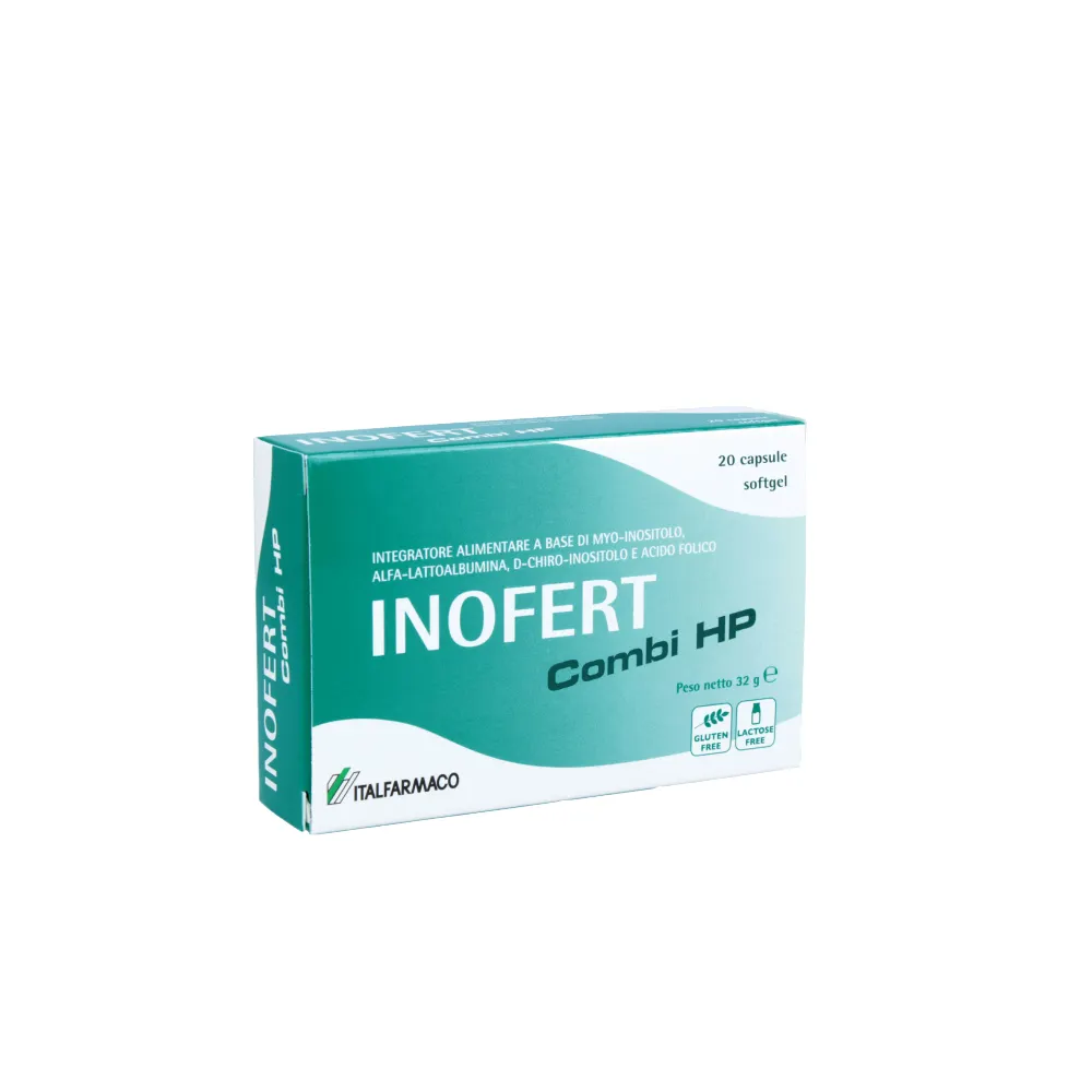 Inofert Combi HP - Integratore per Ovaio Policistico - 20 Capsule