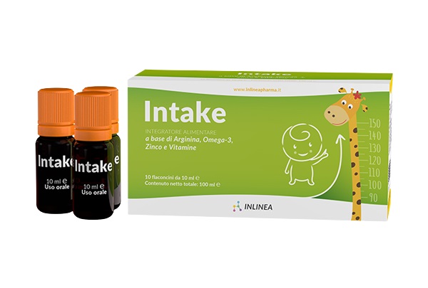 Intake Integratore di Arginina e Omega 3 10 Flaconcini