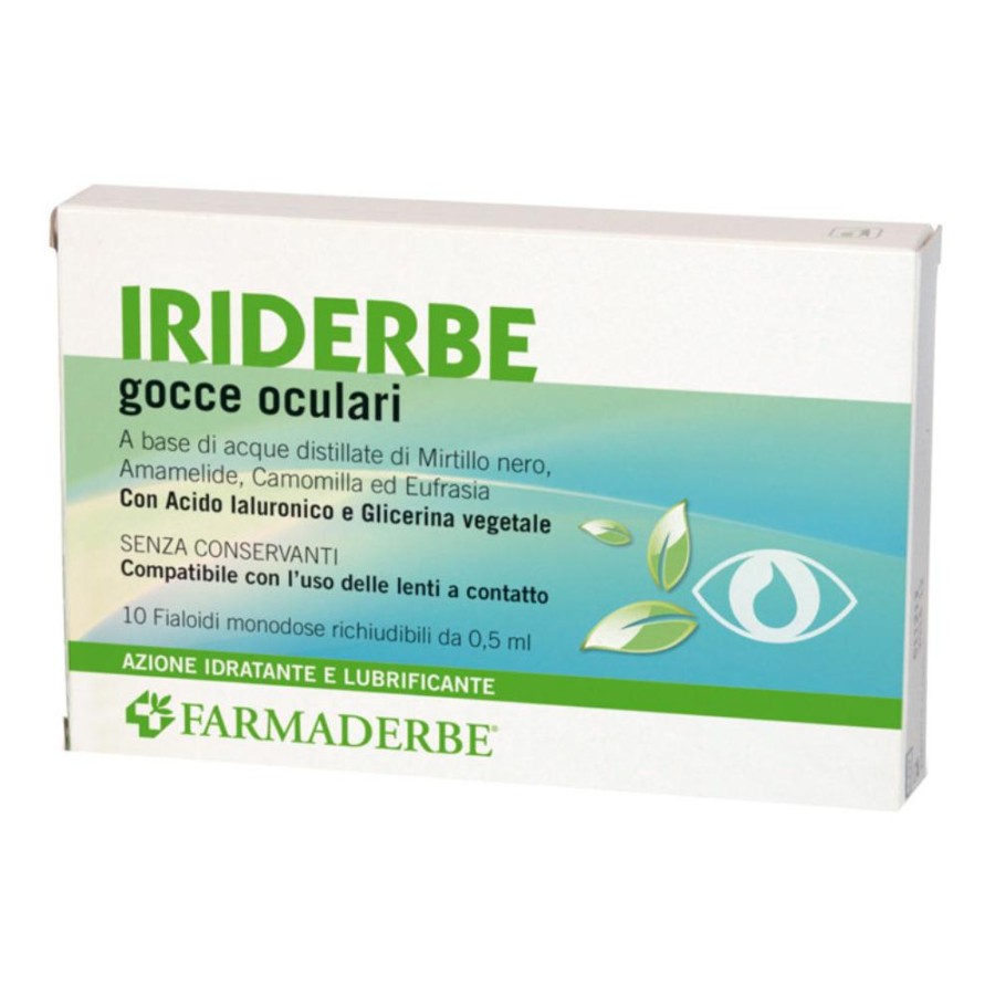 Iriderbe Collirio Idratante e Lubrificante 10 Flaconi