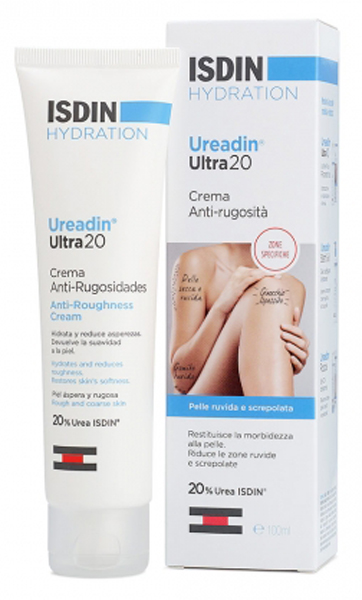 Isdin Hydration Ureadin Ultra 20 - Crema Corpo Ultra-Idratante per Pelle Secca - 100 ml