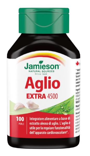 Jamieson Aglio Extra 4500 Integratore Benessere Cardiovascolare 100 Perle
