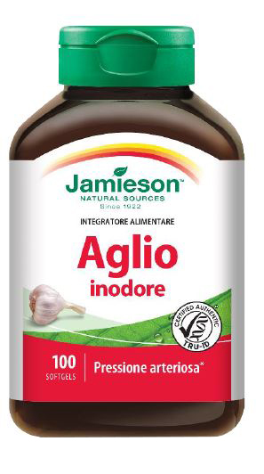 Jamieson Aglio Inodore Integratore Pressione Arteriosa 100 Softgel