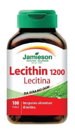Jamieson Lecithin 1200 Integratore di Lecitina di Soia 100 Capsule