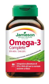 Jamieson Omega 3 Complete Integratore Benessere Cardiovascolare 80 Perle
