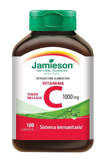Jamieson Vitamina C 1000 mg Integratore Rilascio Prolungato 100 Compresse