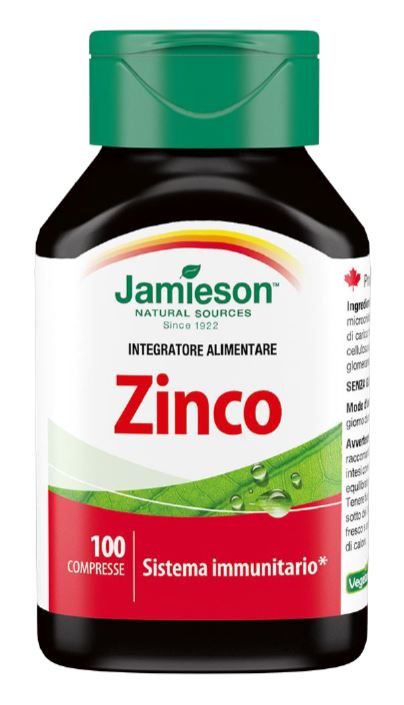 Jamieson Zinco Integratore Sistema Immunitario 100 Compresse