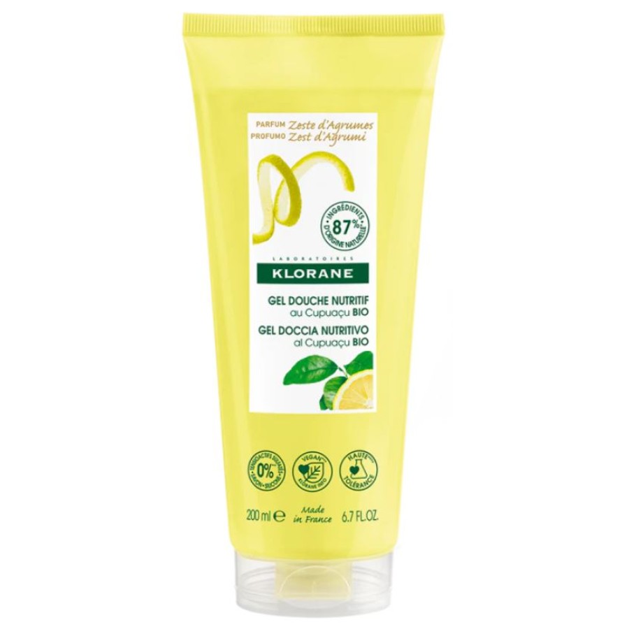 Klorane - Gel Doccia Detergente al Zest di Agrumi - 200 ml
