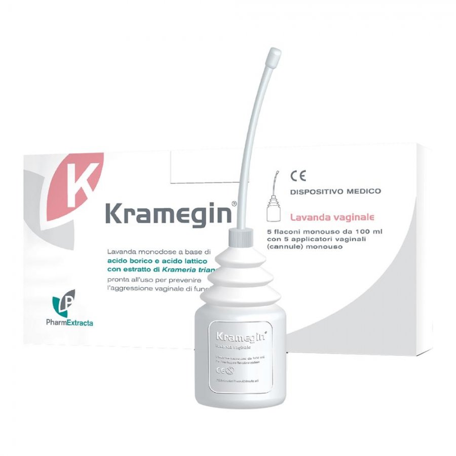 Kramegin - Lavanda Vaginale - 5 Flaconi x 100 ml con Cannula