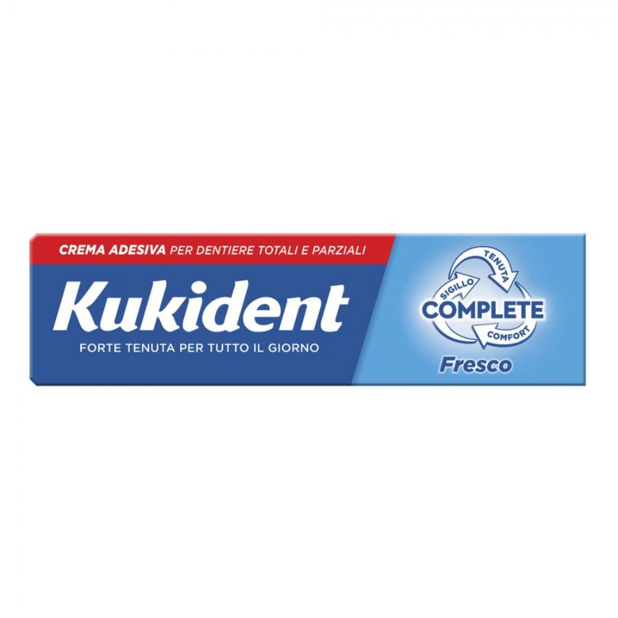 Kukident Complete Fresco - Crema Adesiva per Protesi Dentarie - 40 g
