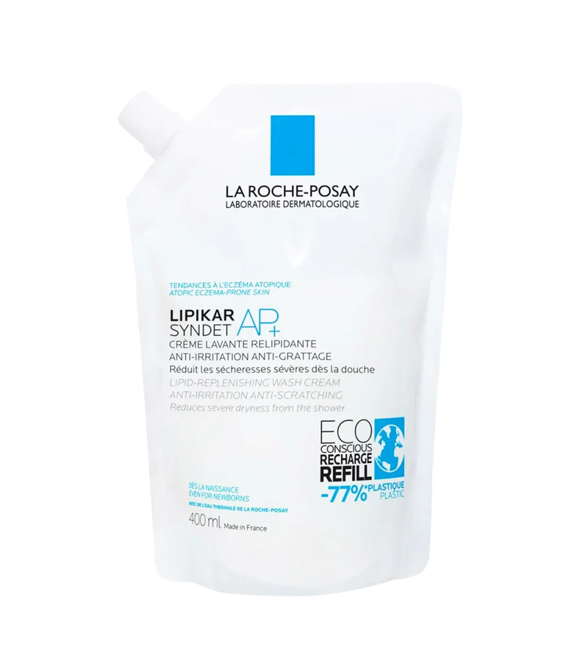 La Roche-Posay Syndet AP+ Ricarica - Crema Lavante Relipidante Viso e Corpo - 400 ml
