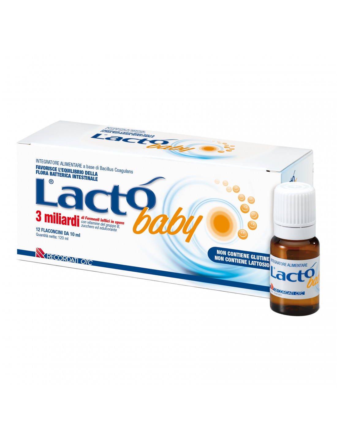 Lacto Baby 3 Miliardi Integratore Fermenti Lattici 12 Flaconi