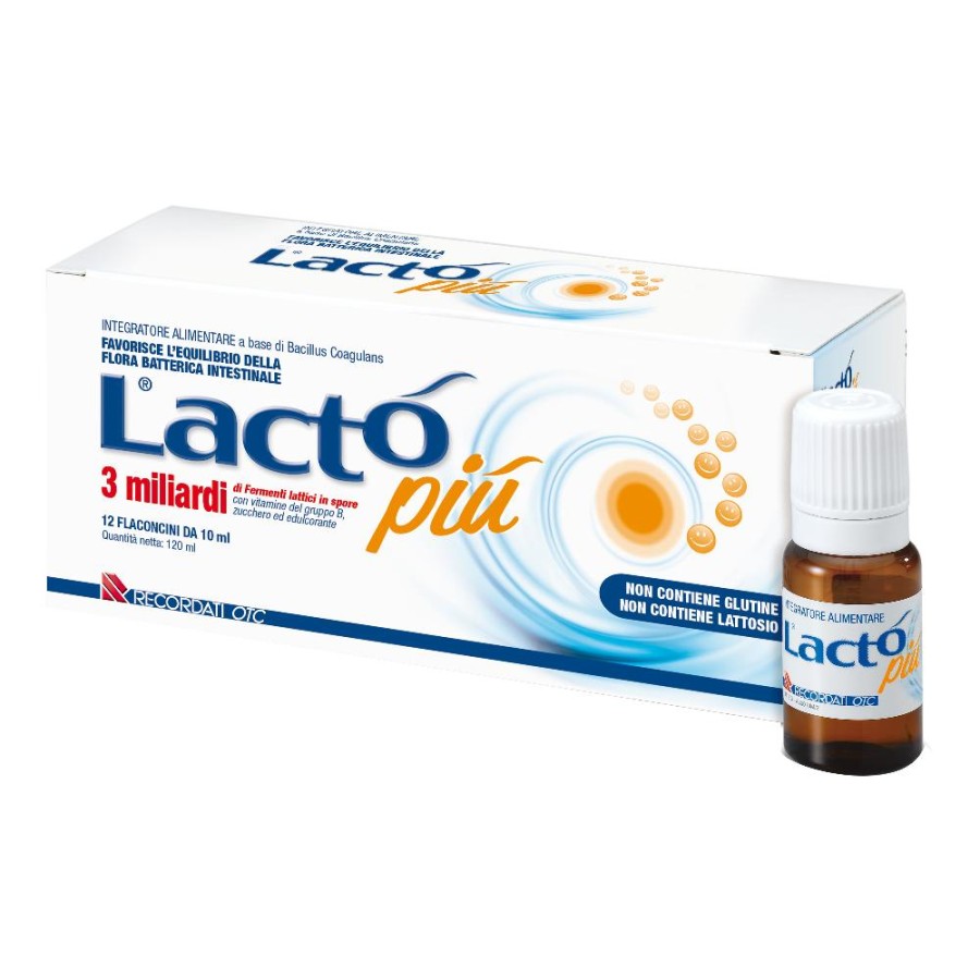 Lacto Più 3 Miliardi Integratore Fermenti Lattici 12 Flaconi