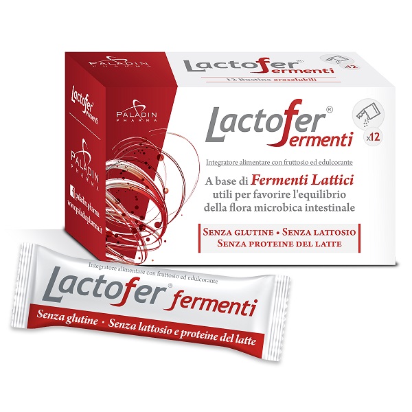 Lactofer Fermenti Integratore Equilibrio Intestinale 12 Bustine