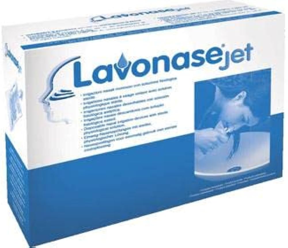 Lavonase Jet Irrigazione Nasale con Soluzione Fisiologica 6 Pezzi