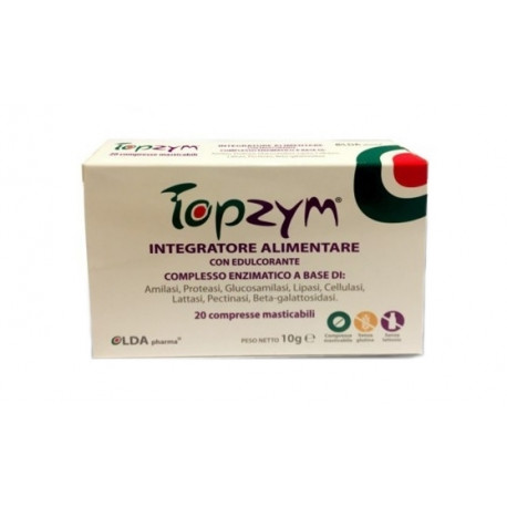 Topzym - Integratore di Enzimi - 20 Compresse