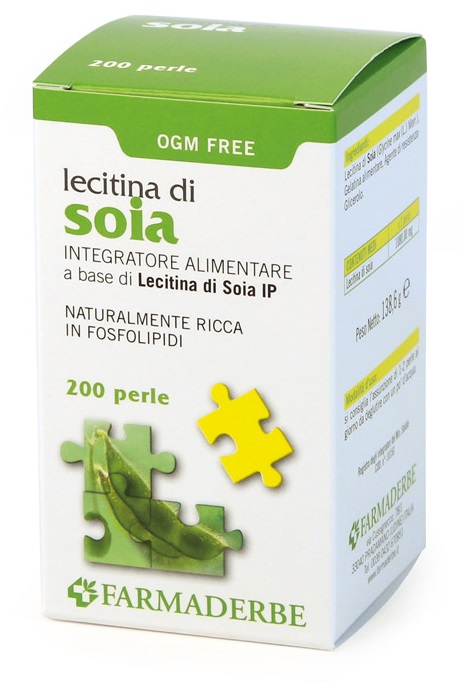 Lecitina di Soia Integratore Metabolismo dei Grassi 200 Perle